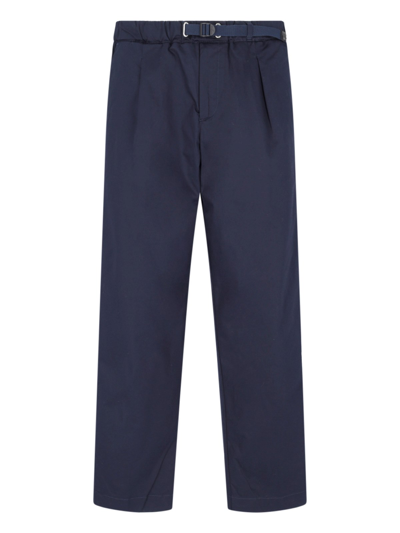 White Sand Straight Pants In Blue