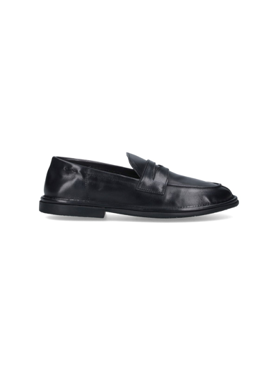 Alexander Hotto Leather Loafers In Black  