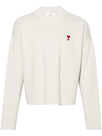 Ami Alexandre Mattiussi Adc Sweater In White