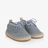 MAYORAL BABY BOYS BLUE LACE-UP ESPADRILLES