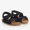 MAYORAL BOYS NAVY BLUE SUEDE LEATHER SANDALS