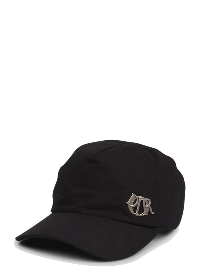 Dior Logo Plaque Baseball Cap In Black