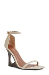 REISS CORA ANKLE STRAP WEDGE SANDAL