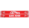 RUFFNECK SCARVES RED SAN JOSE EARTHQUAKES JERSEY HOOK SCARF