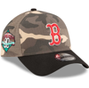 New Era Boston Red Sox Camo Crown A-frame 9forty Adjustable Hat In Camo