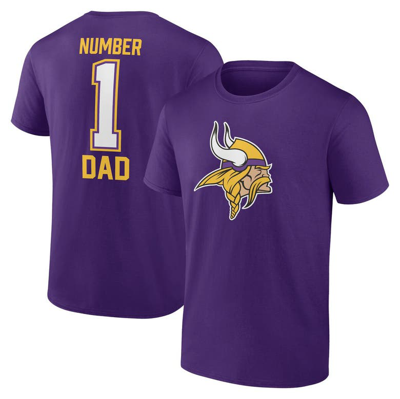 Fanatics Branded Purple Minnesota Vikings Father's Day T-shirt