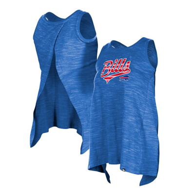 New Era Royal Buffalo Bills  Space Dye Active Tank Top