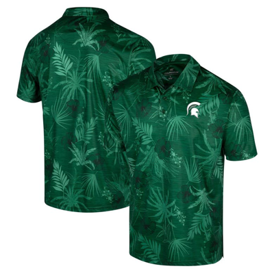Colosseum Green Michigan State Spartans Big & Tall Palms Polo