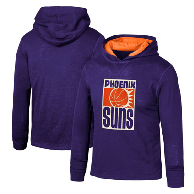 Mitchell & Ness Kids' Youth  Purple Phoenix Suns Hardwood Classics Legendary Slub Lightweight Pullover Hood