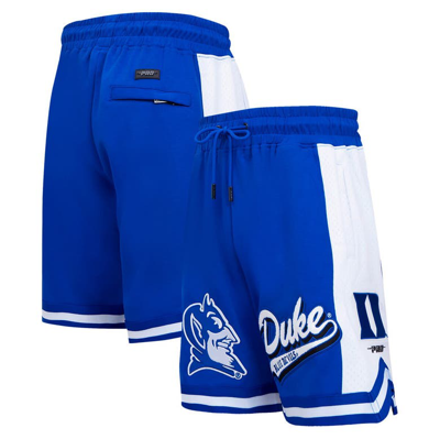 Pro Standard Royal Duke Blue Devils Script Tail Dk 2.0 Shorts