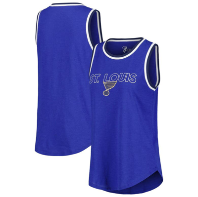 G-iii 4her By Carl Banks Blue St. Louis Blues Strategy Tank Top
