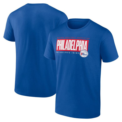 Fanatics Branded Royal Philadelphia 76ers Box Out T-shirt