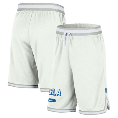 Nike Men's Cream Ucla Bruins Dna 3.0 Performance Shorts In Smtwht,sig