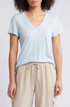 Caslon V-neck Short Sleeve Pocket T-shirt In Blue Skyway