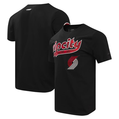 Pro Standard Men's  Black Portland Trail Blazers 2023 City Edition T-shirt