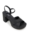 Kenneth Cole Reaction Reeva Platform Sandal In Black