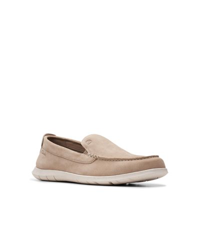 Clarks Men's Collection Flexway Step Slip On Shoes In Sand Suede