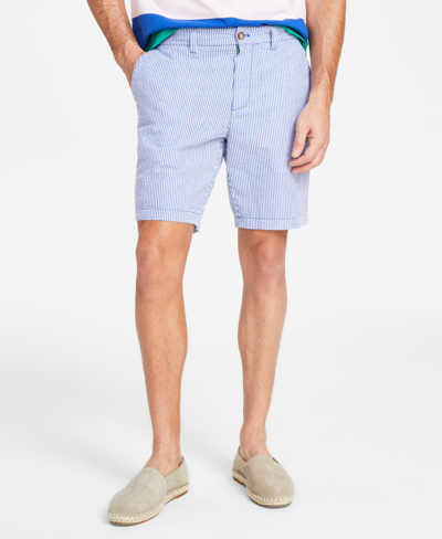 Nautica Mens Rugby Stripe Polo Shirt Seersucker Shorts In Marine