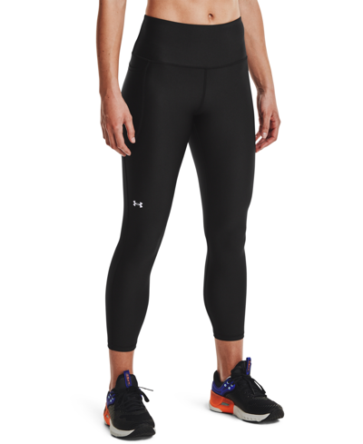 Under Armour Women's Heatgear High-rise Full Length Leggings In Black,white