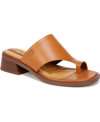 Franco Sarto Sia Slide Sandal In Tan Leather