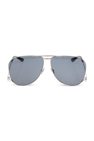 Saint Laurent Sl 690 Dust Sunglasses In Blue
