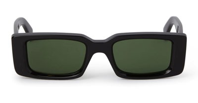 Off-white Arthur Acetate Sunglasses In Black,green