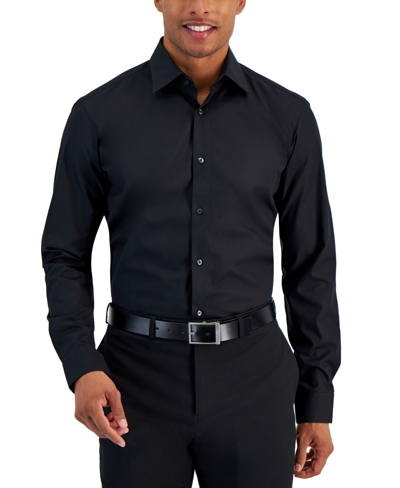 Hugo By  Boss Men's Modern-fit Dress Shirt In Black