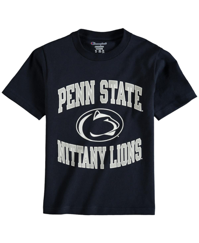Champion Kids' Big Boys  Navy Penn State Nittany Lions Circling Team Jersey T-shirt