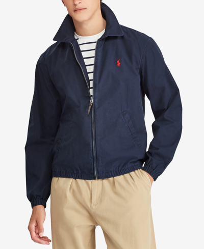 Polo Ralph Lauren Men's Bayport Windbreaker, Created For Macy's In Aviator Navy