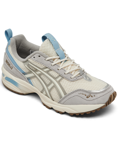 Asics Women's Gel-1090v2 Running Sneakers From Finish Line In Cream,cement Gray