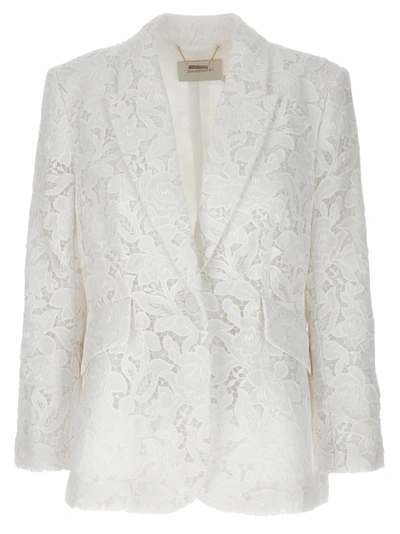 ZIMMERMANN NATURA LACE BLAZER AND SUITS