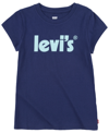 LEVI'S LITTLE GIRLS BASIC LOGO T-SHIRT