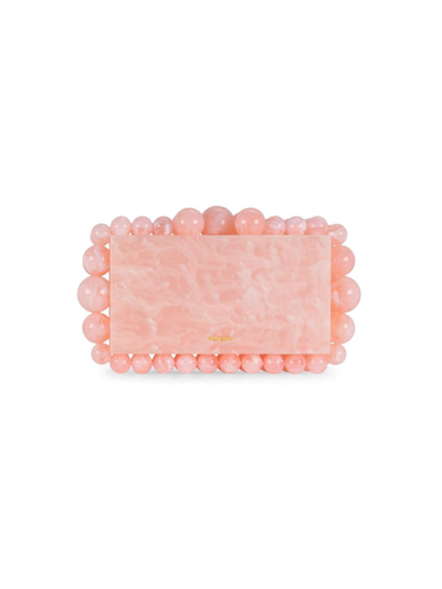 Cult Gaia Women's Eos Marbled Acrylic Clutch In Pink