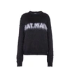 Balmain Black Mohair Sweatshirt