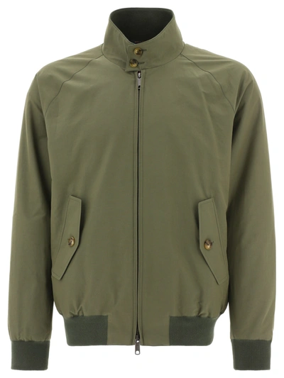 Baracuta G9 Harrington Army Bomber Jacket In Green