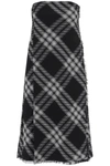 BURBERRY BURBERRY MIDI DRESS WITH CHECK PATTERN