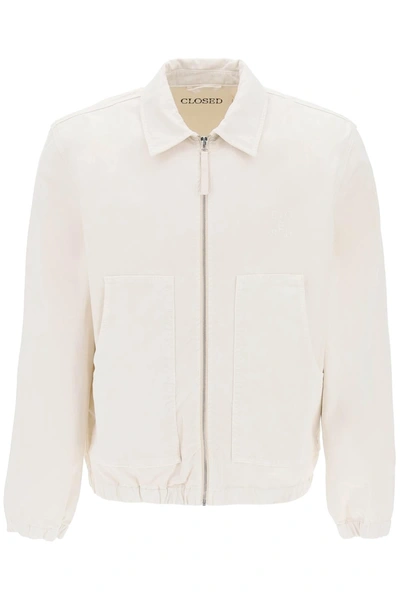 CLOSED CLOSED COTTON BLOUSON JACKET