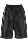 JIL SANDER JIL SANDER LEATHER BERMUDA SHORTS FOR