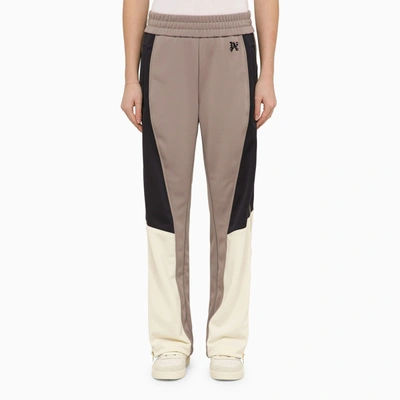 PALM ANGELS PALM ANGELS SPORTY LILAC COLOUR BLOCK TROUSERS