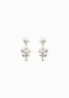 Sophie Bille Brahe Botticelli 14k Gold And Pearl Earrings In 14k Yellow Gold