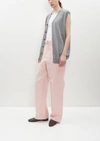Auralee Gray Hard Twist Vest In Top Gray