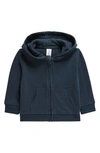 NORDSTROM EVERYDAY COTTON KNIT ZIP-UP HOODIE