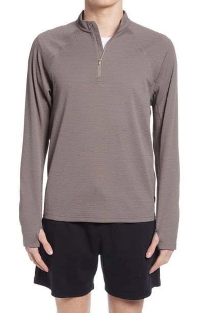 Reigning Champ Half Zip Performance Pullover In Trail