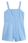 NORDSTROM KIDS' EYELET COTTON ROMPER