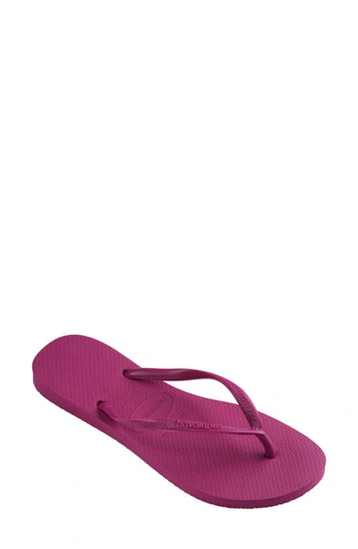 Havaianas Slim Flip Flop In Rose Gum