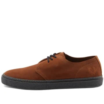 Fred Perry Linden Suede B4360 Ginger In White
