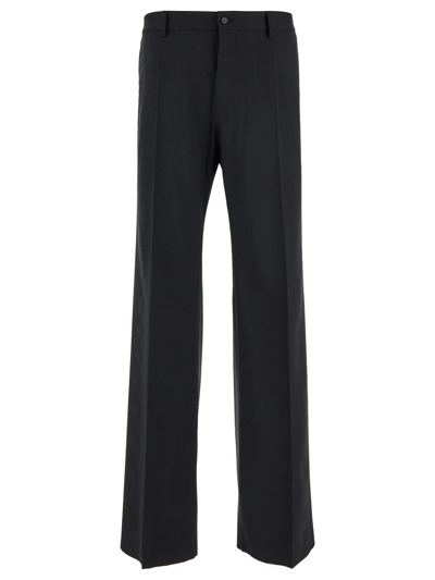 Dolce & Gabbana Black Wool Trousers