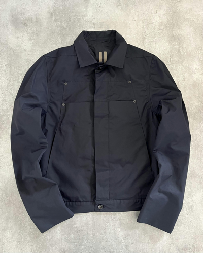 Pre-owned Archival Clothing X Rick Owens Ss2019 Rick Owens Navy Trucker Jacket