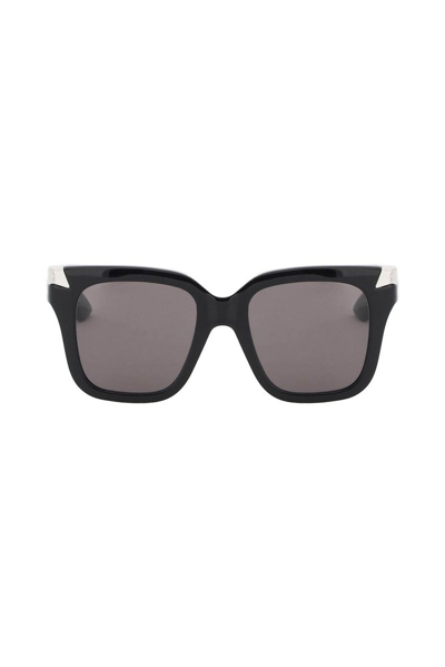 Alexander Mcqueen Eyewear Square Frame Sunglasses In Black