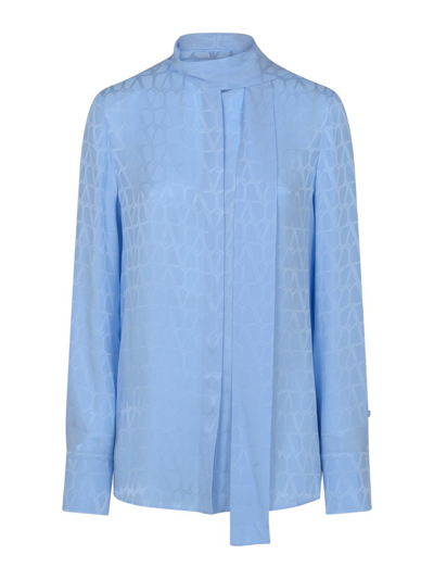 Valentino Toile Iconographe Jacquard Long In Blue